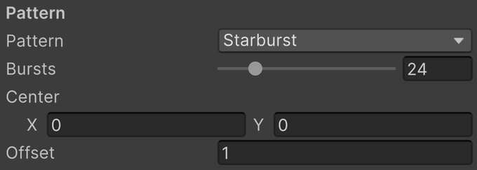 Starburst parameters