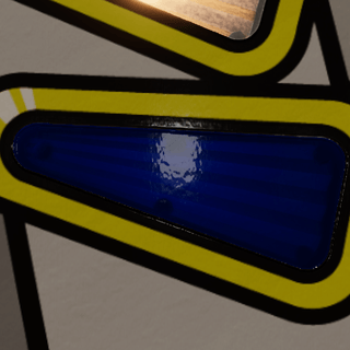 Blue, off