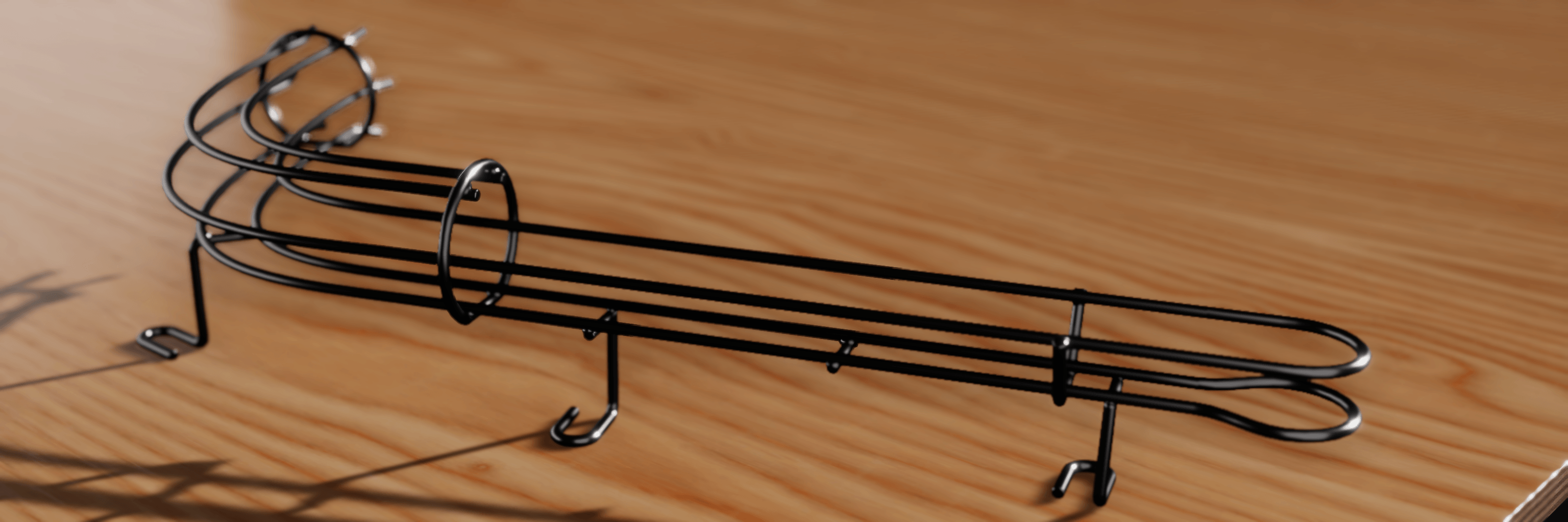 An example wire rail