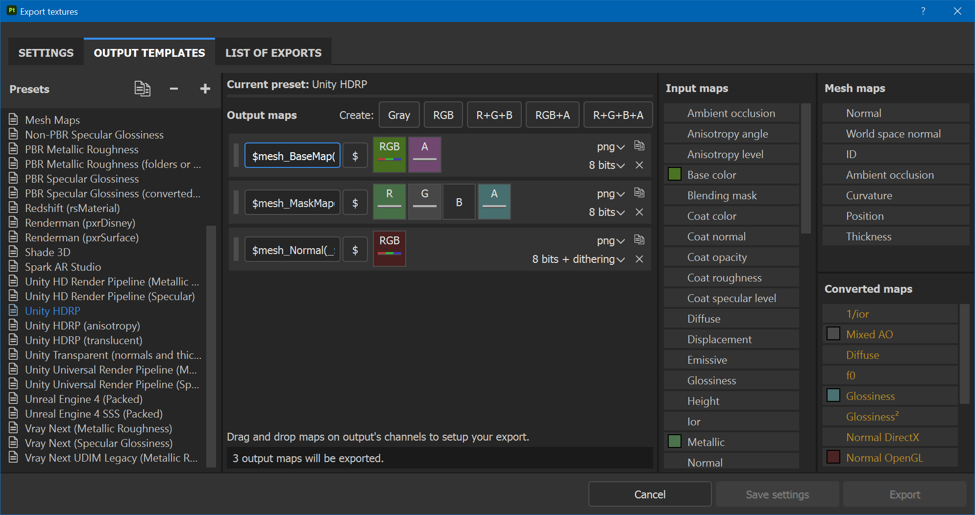 Output Templates